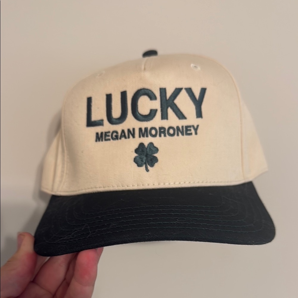 Genuine Merchandise Cream and Black Hat